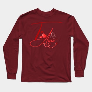 TE-AMO Spanish I LOVE YOU Long Sleeve T-Shirt